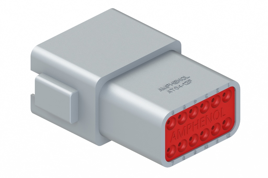 AT RECEPTACULO MACHO 12 PINES