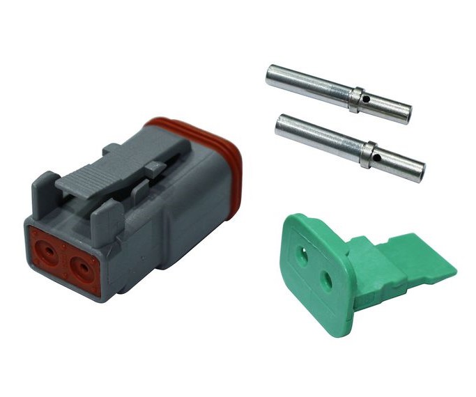 KIT CONECTOR DEUTSCH HEMBRA 2 PINES