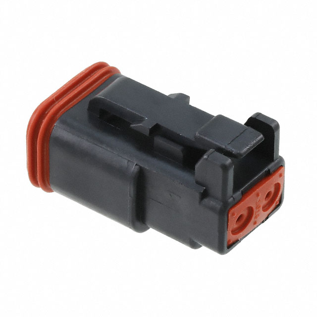 CONECTORES AUTOMOTRICES 2P DT PLUG ASM BLACK
