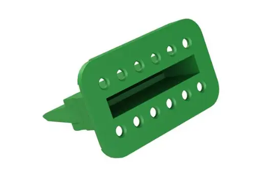[[AW12S] ] CUÑA DE RECEPTACULO HEMBRA 12 PIN PLUG WEDGE