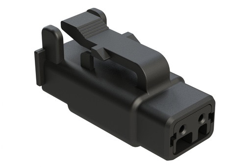 [DTMH06-2SB] CONECTORES AUTOMOTRICES PLG, 2P, BLK, N, HI TEMP, B